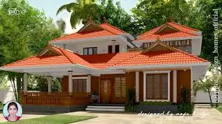 AMAZING 2100 SQFT KERALA TRADITIONAL STYLE HOUSE ELEVATION DESIGN/EXTERIOR WALKTHROUGH/ANJU KADJU