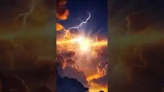 The sun shining through the clouds in the sky 