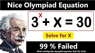 Viral Maths Olympiad | A Tricky Maths Olympiad Questions | Algebric Exponential Problem |