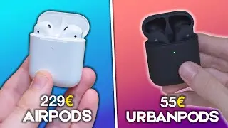 AirPods (229€) vs UrbanPods (55€) - NE VALE LA PENA?!