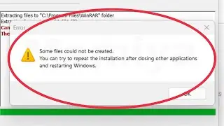 Pc Fix Some files could not be created You can try to repeat the installation after closing Problem