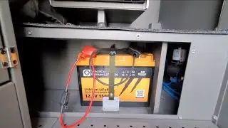 BRAVE! mobile home: AGM battery simply STUMPF replaced with lithium! Liontron 150 Ah. 3x power.