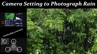 Camera Setting to photograph Rain