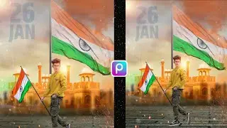 Happy Republic Day 2022 Photo Editing || 26 January 2022 Editing Tutorial In PicsArt