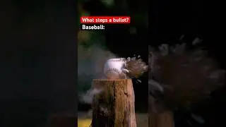 Stopping bullets in slow motion 🎥