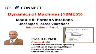DOM : Introduction Undamped Forced  Vibrations -- Part-2