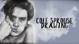 Drawing Cole Sprouse | Коул Спроус | Timelapse drawing