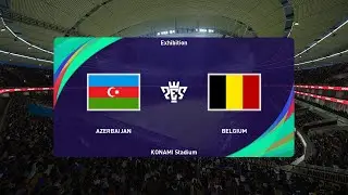 Azerbaijan vs Belgium (09/09/2023) UEFA EURO 2024 PES 2021