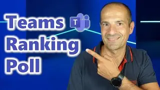 📊How to create a ranking poll in Microsoft Teams