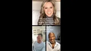 Stephanie Varone w/Phil & Phillip Sr. (Holy Water) of "My Mom, Your Dad" (HBO Max)IG Live-Session #6