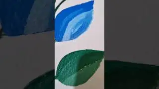 Acrylic Painting/ multi colored leaves #painting #art #drawing #acrylicpainting