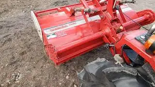 Янмар КЕ 3 .   Трос автоматики фрезы.