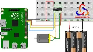 DC Motor Control Using L293D with Raspberry Pi 4