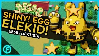 SHINY ELEKID after 6868 Eggs hatched for Egg Month 2024! - Pokemon Ruby & Sapphire