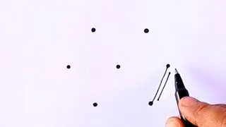 How to Draw Simple rangoli Design From 3x2 dots//creative Festival Daily Muggulu//simple daily Kolam