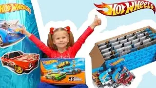 Хот ВИЛС машинки на русском +50 PACK Hot Wheels Basic Cars Toys открываем ГИГАНТСКОЕ Яйцо GIANT EGG