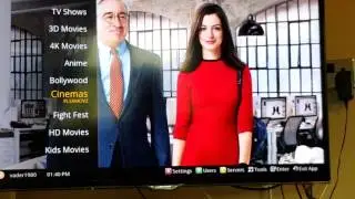 Plex in action  on Samsung Smart TV
