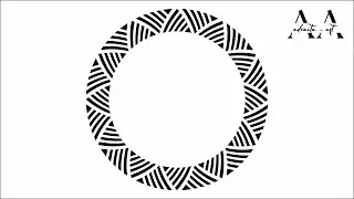 Modern Shape Border Design in Corel DRAW