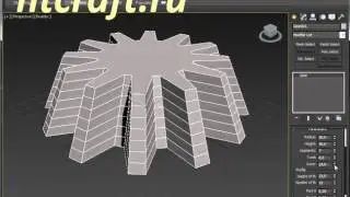 Creating 3d model of gear using plugin for Autodesk 3DS Max.