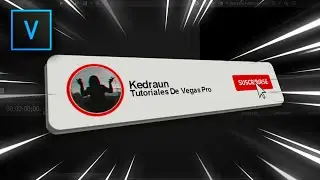 Boton de Suscripcion de YouTube | Sony Vegas Pro Tutorial