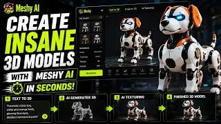Create INSANE 3D Models with Meshy AI in Seconds