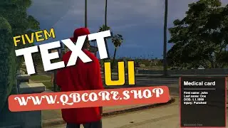 Fivem Nopixel 4.0 Text Ui Script | QBcore Script | Standalone Scripts