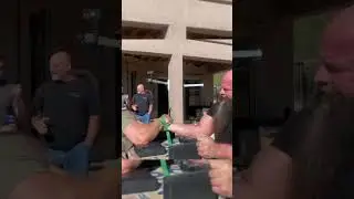 John Brzenk vs Monster Michael Todd | Armwrestling Practice 