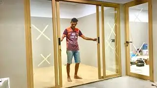 Guaranteed to be sturdy! Make a double slide sliding door from iron