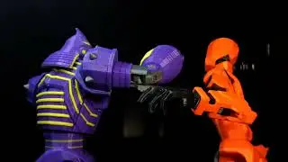MEET THE BOTS : STEEL SAMURAI (noisy boy T13 dummy stop motion)