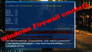 How to manage Windows Firewall with Powershell