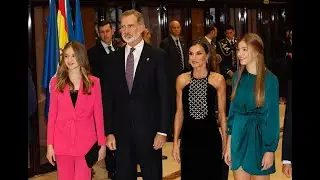 TRH Princess of Asturias and Infanta Sofía presided over the XXX Princess of Asturias Awards Concert
