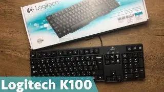 Обзор офисной бюджетной клавиатуры Logitech k100