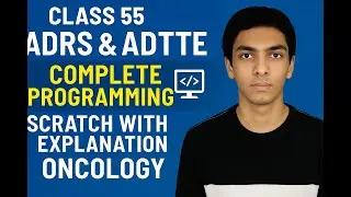 Class 55: ADRS & ADTTE Complete Programming from Scratch | Oncology ADaM Tutorial