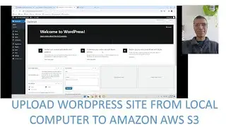 Upload wordpress site from your local computer to AWS S3 bucket.