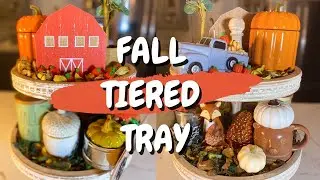 Decorate with Me | Fall Tiered Tray