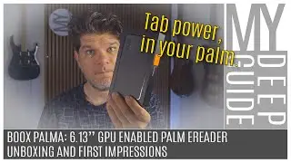 Boox Palma - Unboxing and First Impressions of the GPU Enabled eReader That Fits Into Your Palm