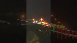 View of Palani Murugan temple at night