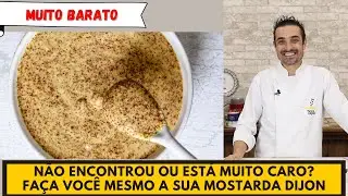 Receita fácil de fazer e muito mais barato! MOSTARDA Dijon CASEIRA