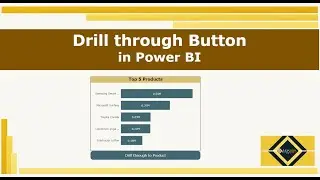 Drill through using Button | Power BI