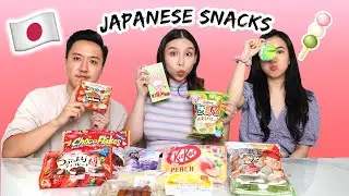 Trying Japanese Snacks 🍡 | TINA TRIES IT