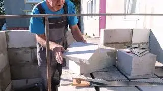 Как делать точную подрезку стеновых газосиликатных блоков