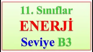11.SINIFLAR ENERJİ SEVİYE B3