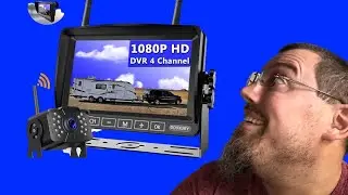 Wireless Backup Camera, DOUXURY IP69 Waterproof 170° Wide View Angle HD 1080P