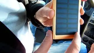Качественный Power Bank на 12000 mAh на солнечном модуле
