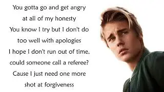 Justin Bieber -Sorry (lyrics)