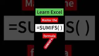 Excel SUMIFS() Formula