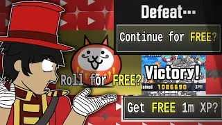 FREE Continues, XP and Lucky Tix with NEW ADS in The Battle Cats!