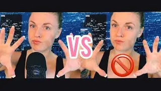 fast & aggressive asmr: Hifi vs Lofi// random triggers: close up tapping/scratching +