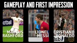 GAMEPLAY AND FIRST IMPRESSION OF ICONIC RONALDO, ICONIC MESSI, ICONIC RASHFORD | PES 2021 MOBILE