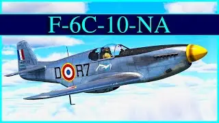 Almost nailed it in the French P-51 | War Thunder Sim Simulator Battles F-6C-10-NA
